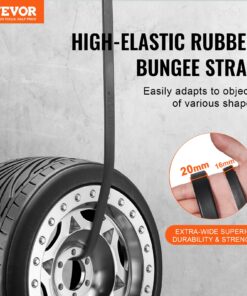 20 mm (0.79 inch) Elastic Straps for Versatile Use