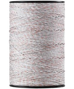 VEVOR High Tensile Electric Fence Wire - 2625ft (800m) Durable Polywire for Horses