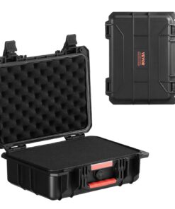 VEVOR Waterproof Hard Case with Wheels and Foam Padding