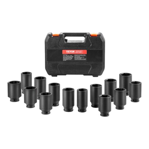 VEVOR 12 Inch Drive Axle Nut Impact Socket Set