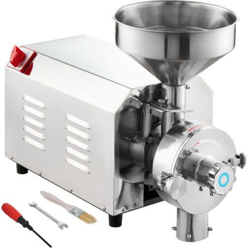 VEVOR 3000W Stainless Steel Electric Grain Grinder Mill