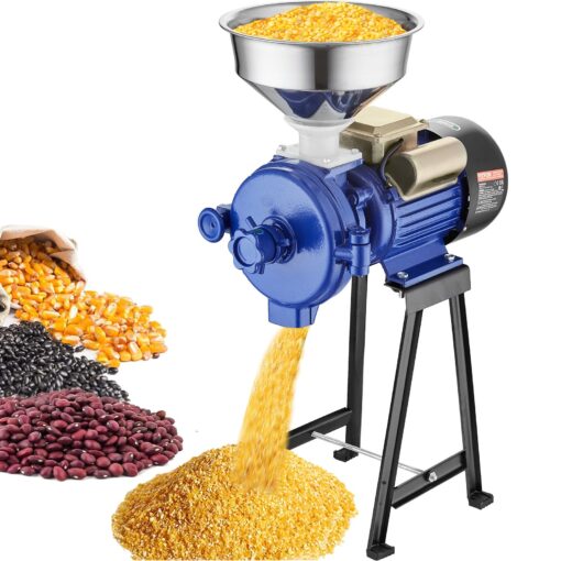 VEVOR 3000W Commercial Electric Grain Grinder with Adjustable Thickness