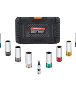 VEVOR 1/2 Inch Drive Impact Socket Set