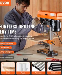 203.2mm (8-Inch) Tabletop Drilling Machine with 2.3A Induction Motor