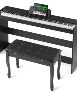 VEVOR 88-Key Fully Weighted Digital Piano with Dual Keyboard