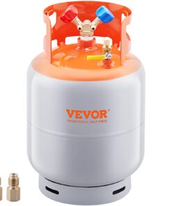 VEVOR 50 lb (22.7 kg) Refrigerant Recovery Cylinder Tank with Y-Valve