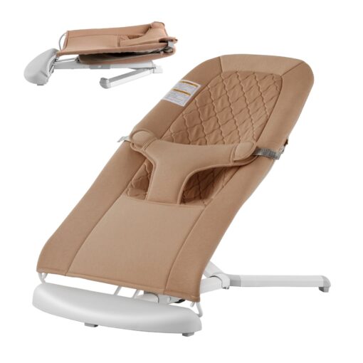 VEVOR Baby Bouncer Chair with 2 Reclining Positions for Babies 0 9 Months