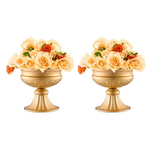 VEVOR 10PCS Gold Wedding Flower Vase Set