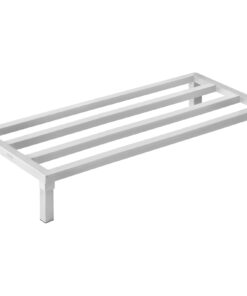 VEVOR Heavy-Duty Aluminum Dunnage Rack 122 x 50.8 x 20.3 cm (48” x 20” x 8”) with 817 kg (1800 lbs) Capacity for Storage in Kitchens