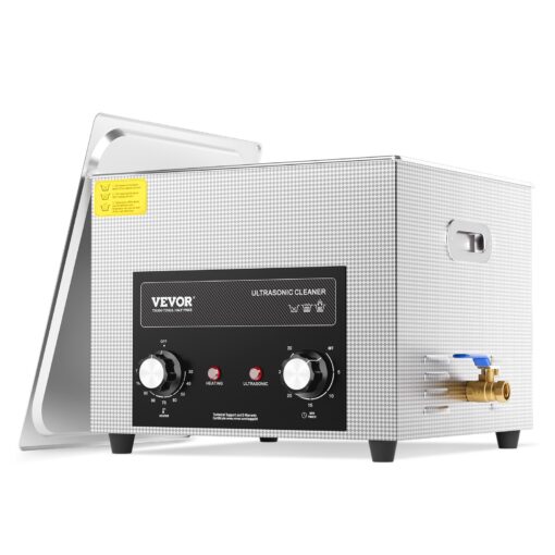 VEVOR 15L Ultrasonic Cleaner with Heater and Timer