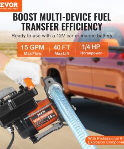 15 GPM (56.8 L/min) 1/4 HP Diesel