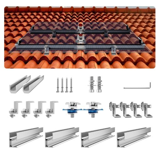 VEVOR Adjustable Solar Panel Mounting Kit for Various Roofs