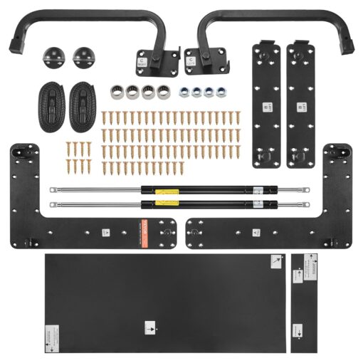 VEVOR Twin Deluxe DIY sienas gultas komplekts ar salokāmo mehānisko aparatūru