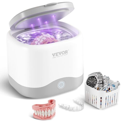 VEVOR Ultrasonic Denture and Retainer Cleaner with UV Sterilization