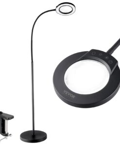 VEVOR 5X palielinošā grīdas lampa ar 11 cm (4,3 collu) HD lēcu