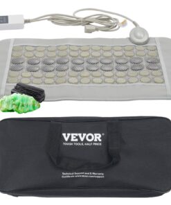 VEVOR Far Infrared Heating Pad with 52 Natural Jade Stones and 20 Tourmaline Stones