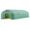 Сверхмощная туннельная теплица VEVOR 9x3x2 м 2953x984x656 футов с Оцинкованным каркасом и полиэтиленовым покрытием для домашнего и коммерческого использования