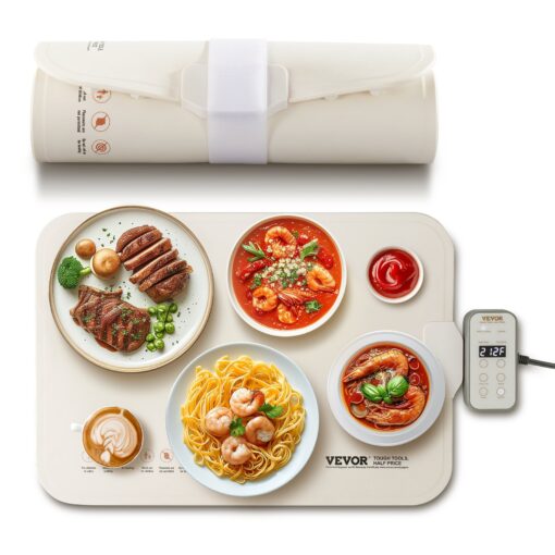 VEVOR Electric Rollable Food Warming Tray with Temperature Control