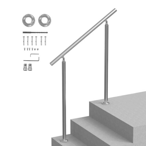 VEVOR Adjustable Handrail for Outdoor Steps