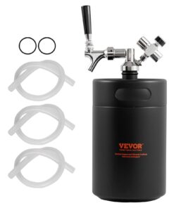 VEVOR 5L (170oz) Pressurized Mini Beer Keg with CO2 Dispenser