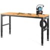 VEVOR Adjustable Height Workbench with Power Outlet