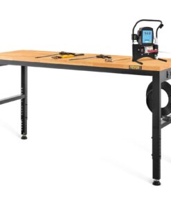 VEVOR Adjustable Height Workbench with Power Outlet