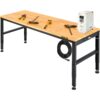 VEVOR Adjustable Height Workbench with Power Outlet