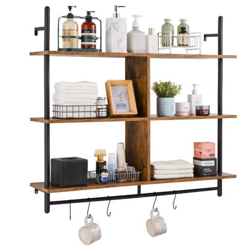 VEVOR Industrial Pipe Shelf 3 Tier Wall Mounted Unit