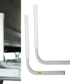 VEVOR 56 cm (22 inch) Adjustable Steel Boat Trailer Guide-on with PVC Covers for Easy Loading