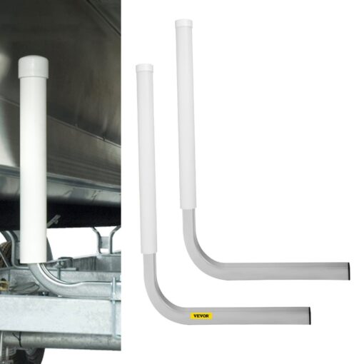 VEVOR 56 cm 22 inch Adjustable Steel Boat Trailer Guide on with PVC Covers for Easy Loading
