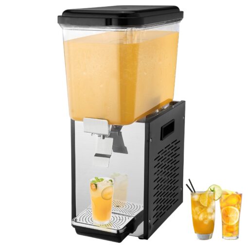 VEVOR 18L 475 Gallon Commercial Cold Beverage Dispenser with Efficient Temperature Control for Parties and Events