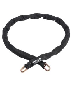 VEVOR Heavy-Duty Bike and Motorcycle Chain Lock 1.8m (5.91ft) with 9.5mm (0.37in) Thickness - Anti-Theft Security