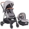 VEVOR Multi Function Baby Stroller Travel System with Car Seat and Bassinet
