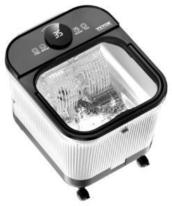 VEVOR Heated Foot Spa Bath Massager with Adjustable Shower and Safety Features for Stress Relief