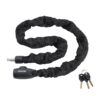 VEVOR 12m 394 Ft High Security Steel Bike and Motorcycle Chain Lock with 4 Spare Keys