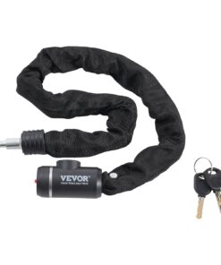 VEVOR Heavy-Duty 85 cm / 2.79 Ft Bike Chain Lock with 8mm Steel Links and 2 Keys