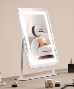 VEVOR Lighted Makeup Mirror with 3-Color LED and 5X Magnification