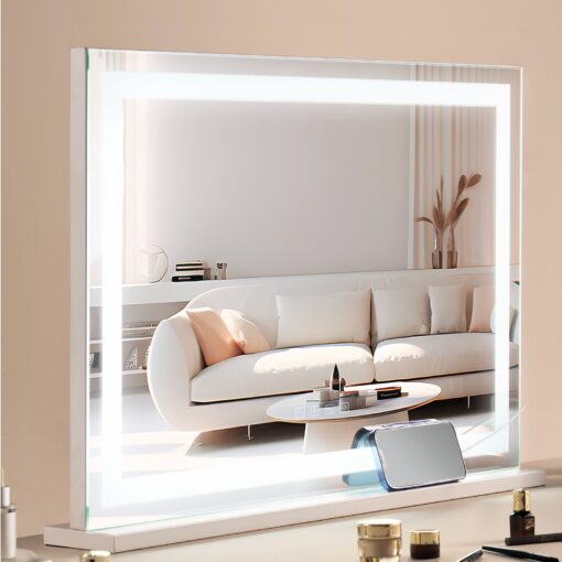 VEVOR Lighted Makeup Mirror with Bluetooth and USB