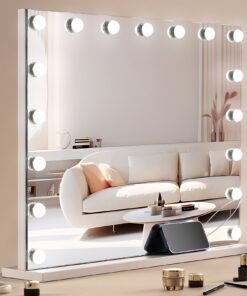 VEVOR Holivudas spogulis ar apgaismojumu un USB C tipa