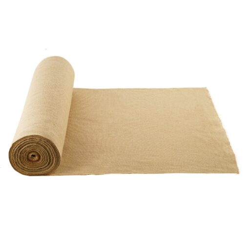 VEVOR 100 Natural Hemp Burlap Fabric Roll