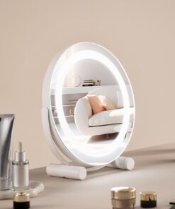 VEVOR 30 cm (12 inch) LED Vanity Mirror with Adjustable Lighting and 5X Magnification for Bedroom Makeup