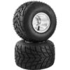 VEVOR Go Kart Rear Wheels with Rain Tires 28x18 cm 11x71 5 for Radio Flyer Wagon and More