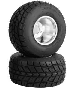 VEVOR 10x4.5-5 Go Kart Front Wheels and Rain Tires Set