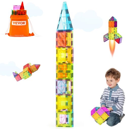 VEVOR Magnetic Building Tiles Set for Kids