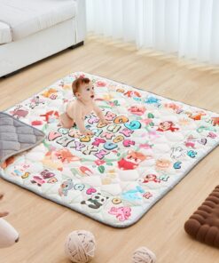 VEVOR Mīksts un biezs bērnu rotaļu paklājs 1,27x1,27 m (50x50 cm) - pretslīdošs