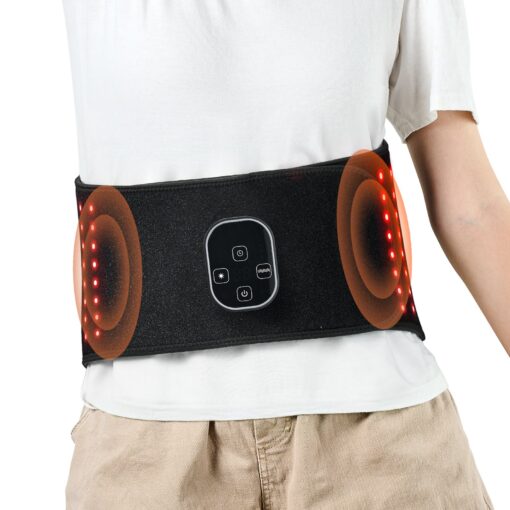 VEVOR Red Light Therapy Belt for Waist and Shoulder with 660nm 850nm Dual Wavelengths 124cm x 216cm 488in x 85in Pain Relief Device