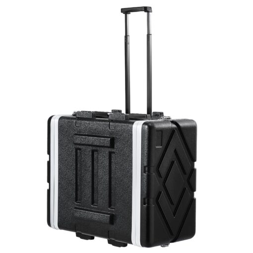 VEVOR 6U Portable Rack Case with 48 cm 19 in Depth