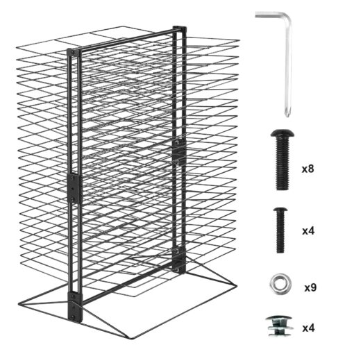 VEVOR Art Drying Rack with 50 Removable Shelves