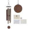 VEVOR 1270 mm 50 Inch Bronze Aluminum Wind Chimes for Outdoor Use   Deep Tone