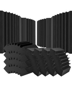 VEVOR High-Density Acoustic Foam Panels 4-Pack with Adhesive